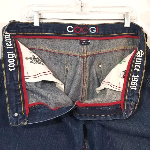 COOGI Men's Straight Jeans 40W/34L - Picture 5 of 8